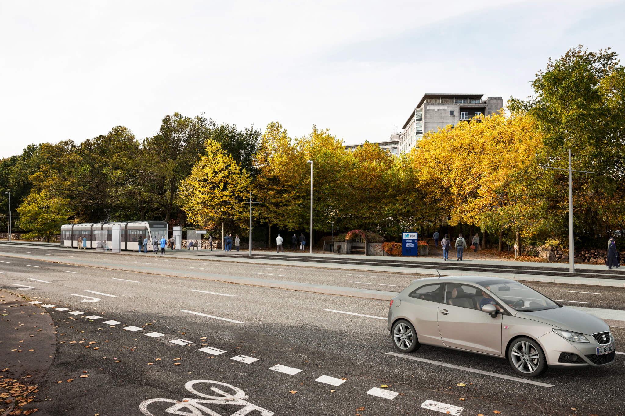 Hovedstadens Letbane - spor i Glostrup.