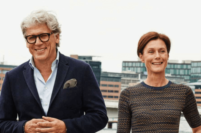 Kasper Danielsen og Malin Meyer i Estate Magasin.