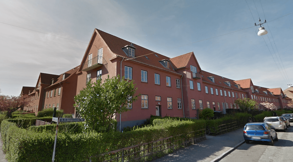 Den Sønderjyske By på Frederiksberg. Foto: Google Maps