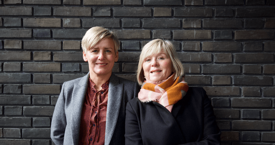 Pia Thomsen (tv) og Dorte Augustenborg, Arkitours.