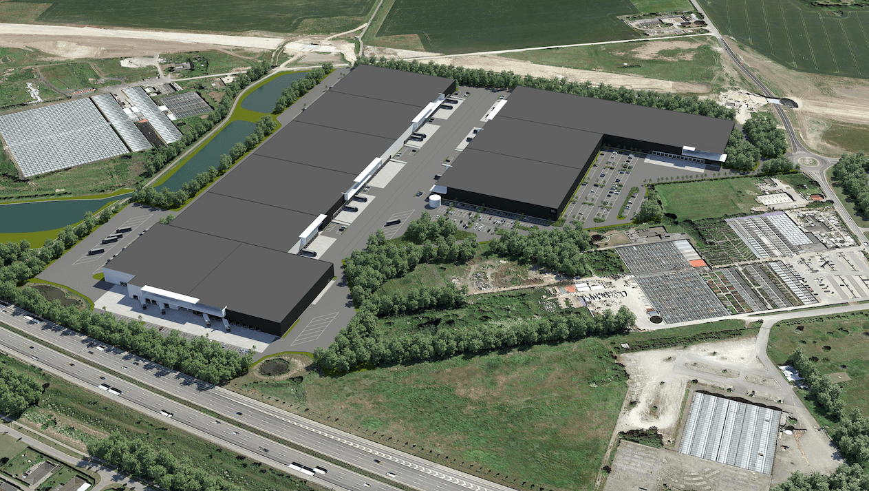MG Real Estate logistikcenter i Greve.