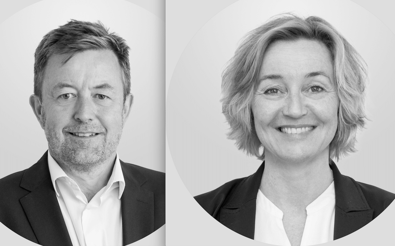 Partner Johnny Hallas og partner Dorthe Mills. Foto: Danbolig Erhverv