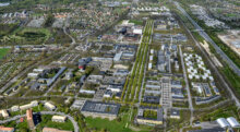 DTU’s campus i Lyngby. Foto: Dragør Luftfoto