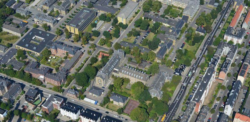 Hospitalsgrunden på Nordre Fasanvej på Frederiksberg. Foto: Frederiksberg Kommune