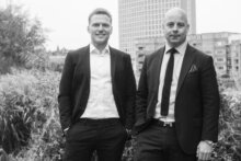 Jonas Graves Basse (til venstre) og Kenneth Engberg, begge partnere i Danbolig Erhverv København. Foto: Danbolig Erhverv