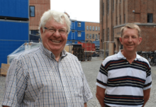 Bent Jensen og til højre Henrik Wolfhagen.