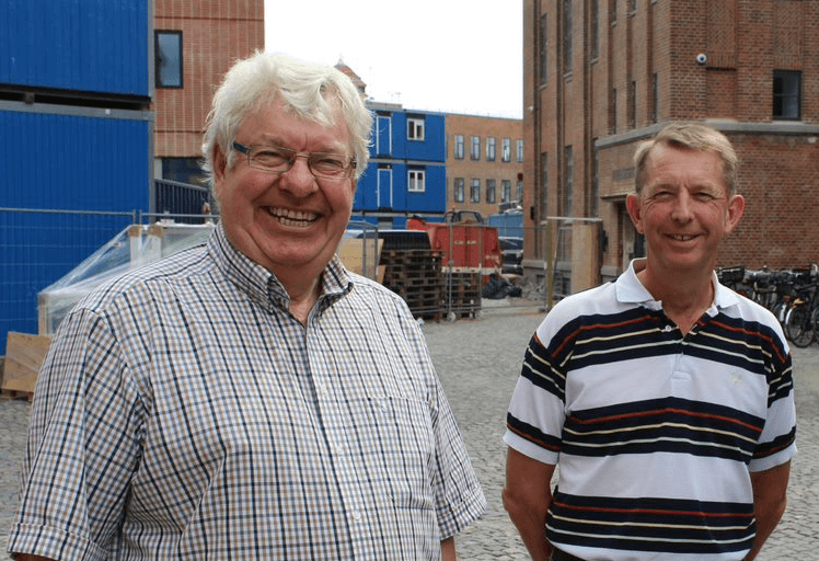 Bent Jensen og til højre Henrik Wolfhagen.