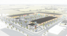 Sådan skulle NPV’s BIG-shoppingcenter i Holbæk have set ud. Illustration: Vilhelm Lauritzen Arkitekter