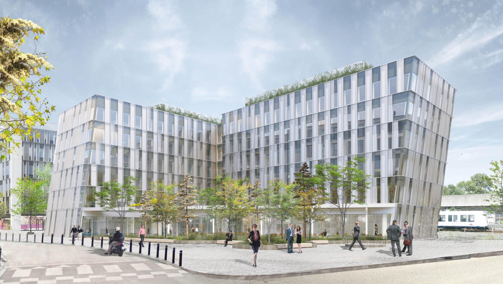 EY’s nye hovedkontor i Danmark. Illustration: Vilhelm Lauritzen Arkitekter