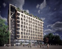 Det cirka 20.000 kvm store Basecamp Student-projekt i Malmø. Illustration: Lars Gitz Architects