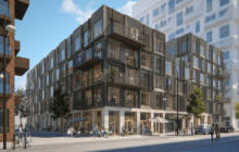 Kollegiet på Helsinkigade, der får 277 værelser, er tegnet af Henning Larsen Architects. Illustration: Henning Larsen Architects