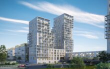 Bolig- og erhvervsprojektet Rødovre Port. Illustration: Arkitema Architects